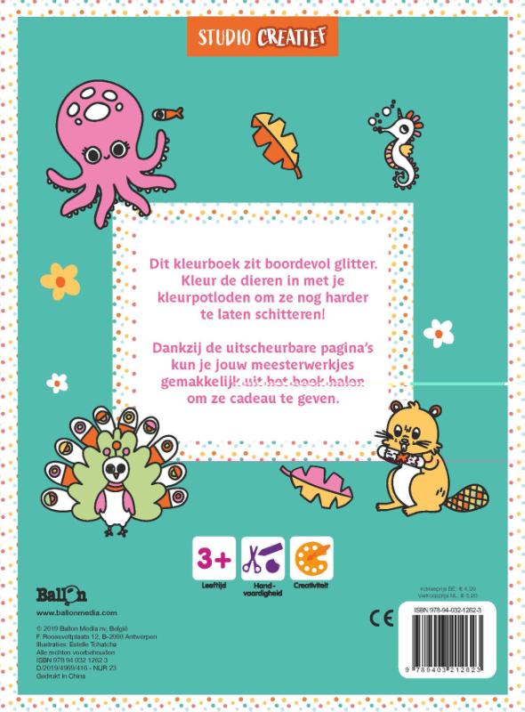Achterkant van Vrolijke dieren