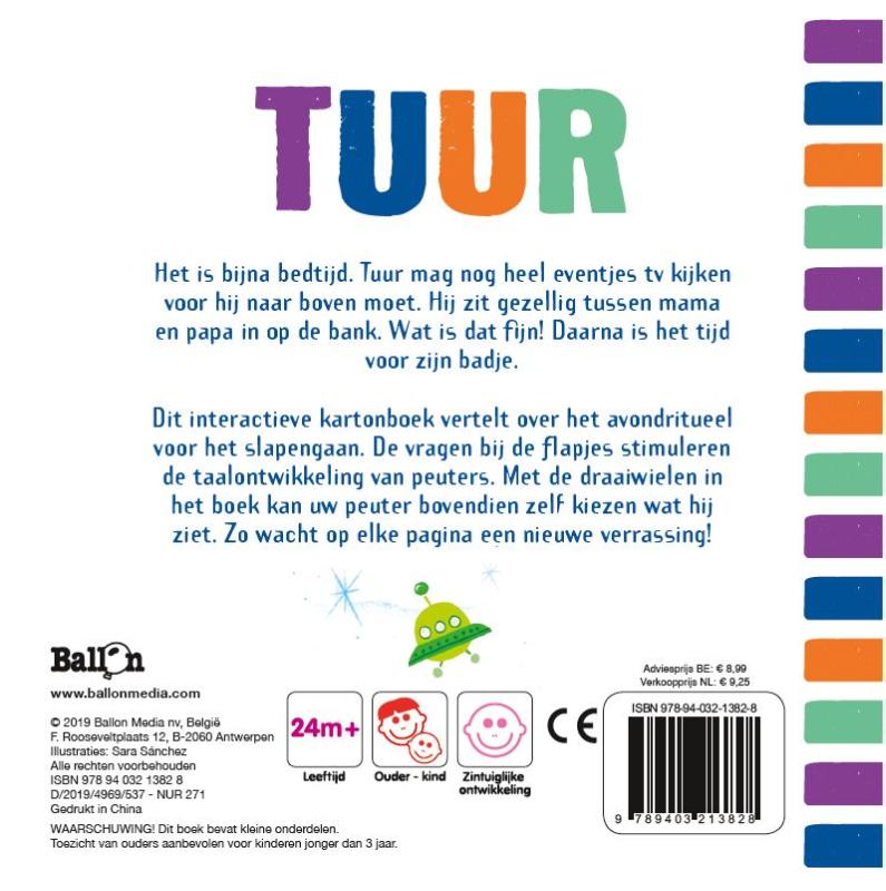Achterkant van Tuur gaat slapen