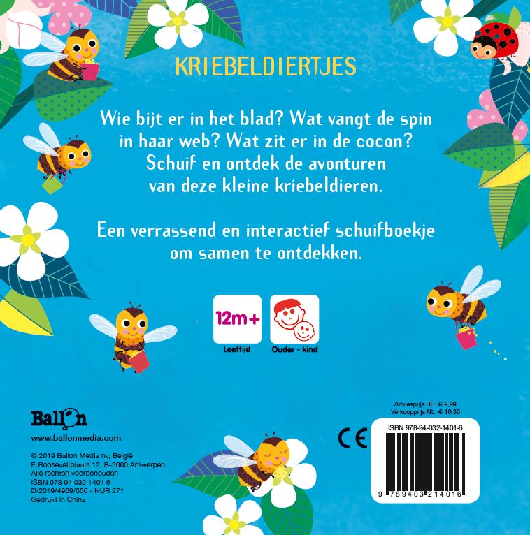 Achterkant van Kriebeldiertjes