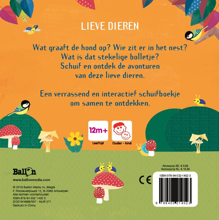 Achterkant van Lieve dieren