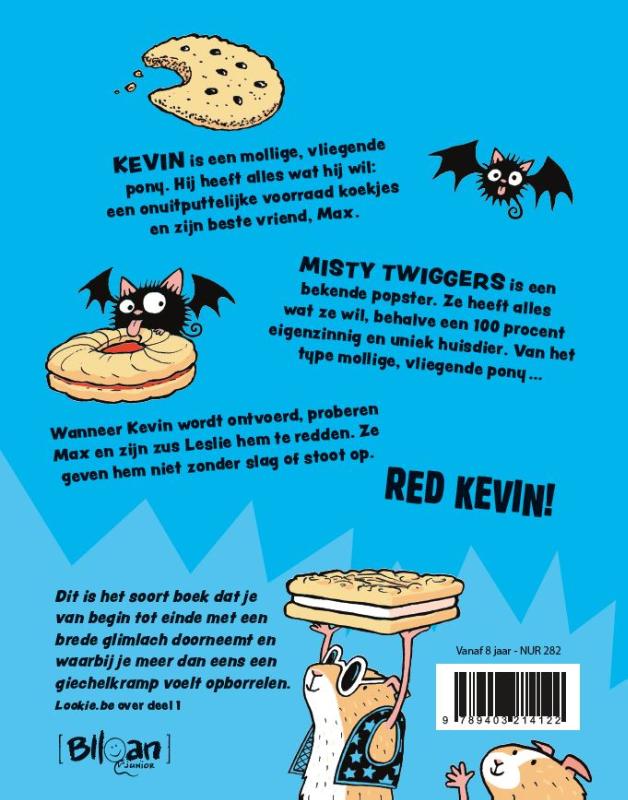 Achterkant van Kevin op de vlucht