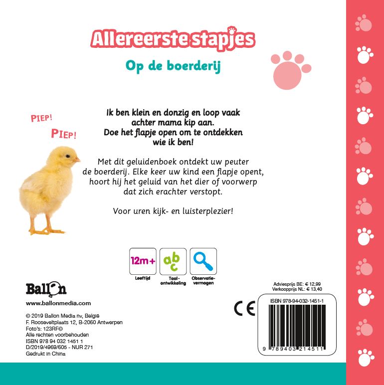 Achterkant van Op de boerderij