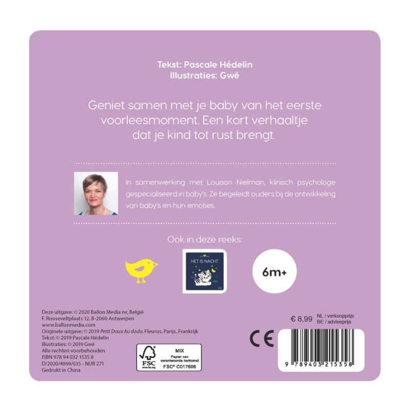 Achterkant van Slaap zacht