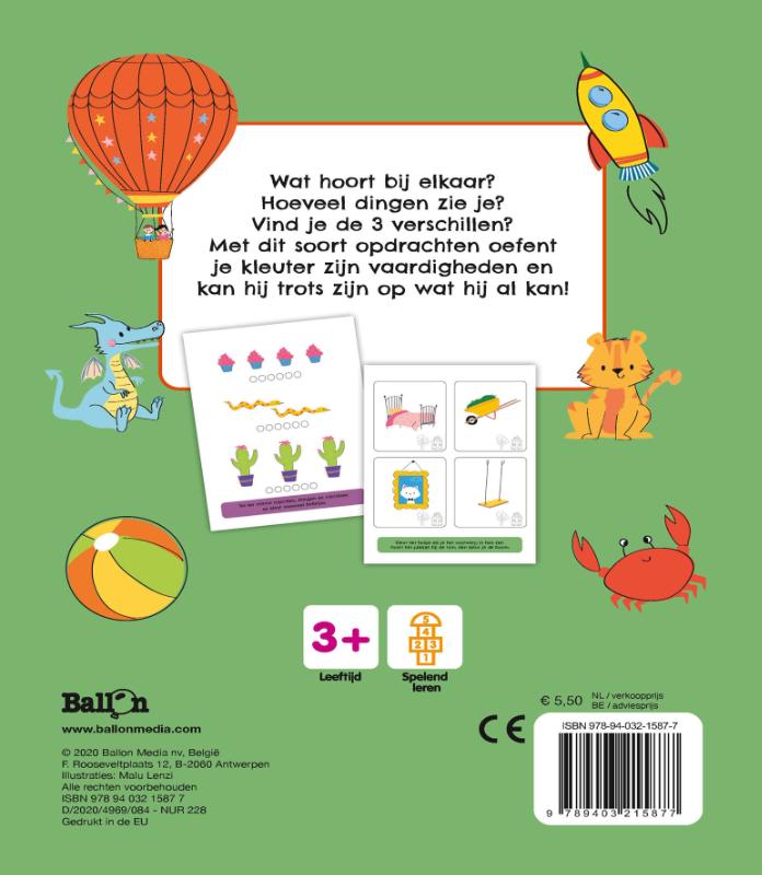 Achterkant van Kijk wat ik al kan 3+
