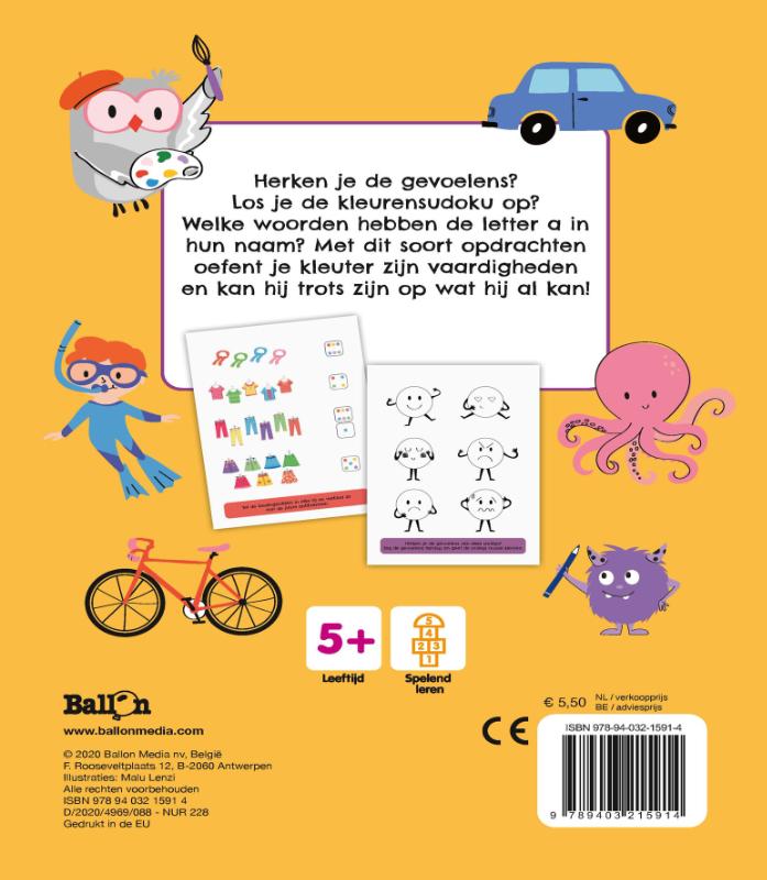 Achterkant van Kijk wat ik al kan 5+