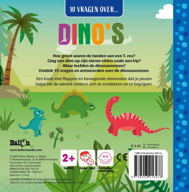 Achterkant van De dinosaurussen