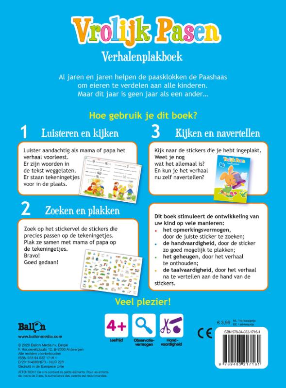 Achterkant van Vrolijk Pasen - Verhalenplakboek