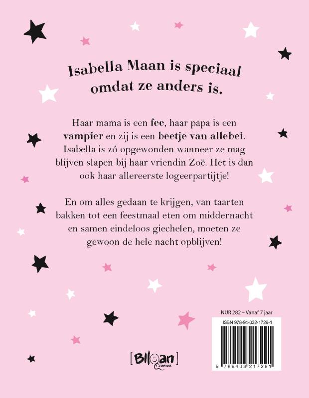 Achterkant van Isabella Maan gaat logeren