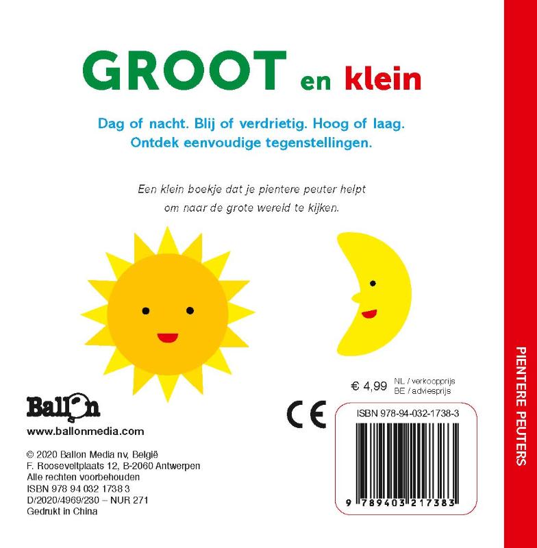 Achterkant van Groot en klein