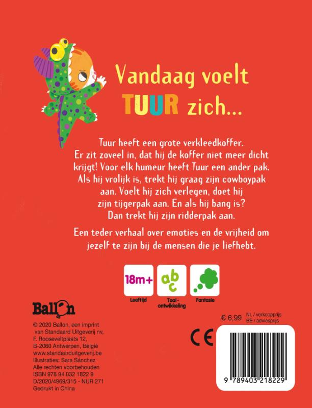 Achterkant van Vandaag voelt Tuur zich...