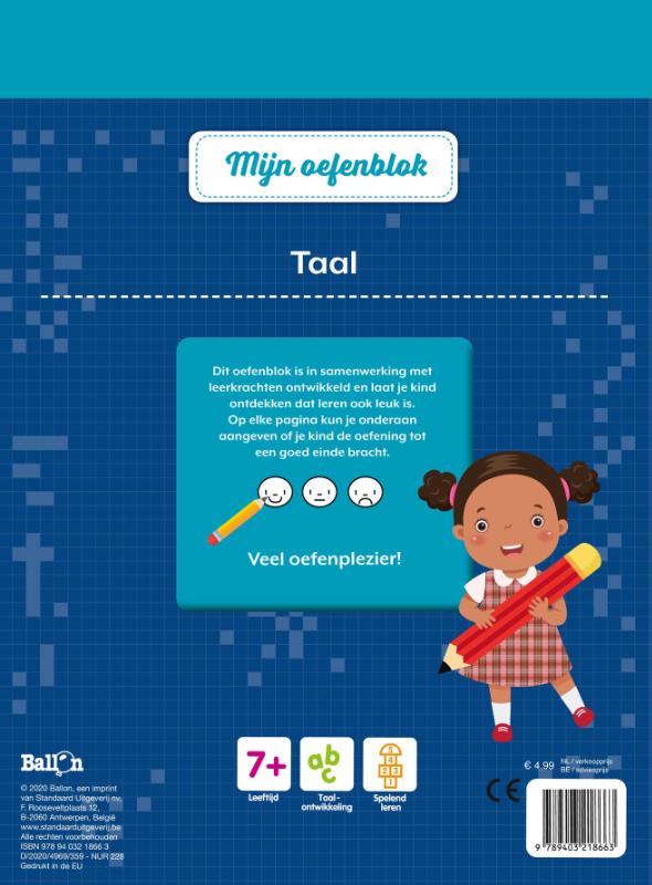 Achterkant van 2de leerjaar - groep 4
