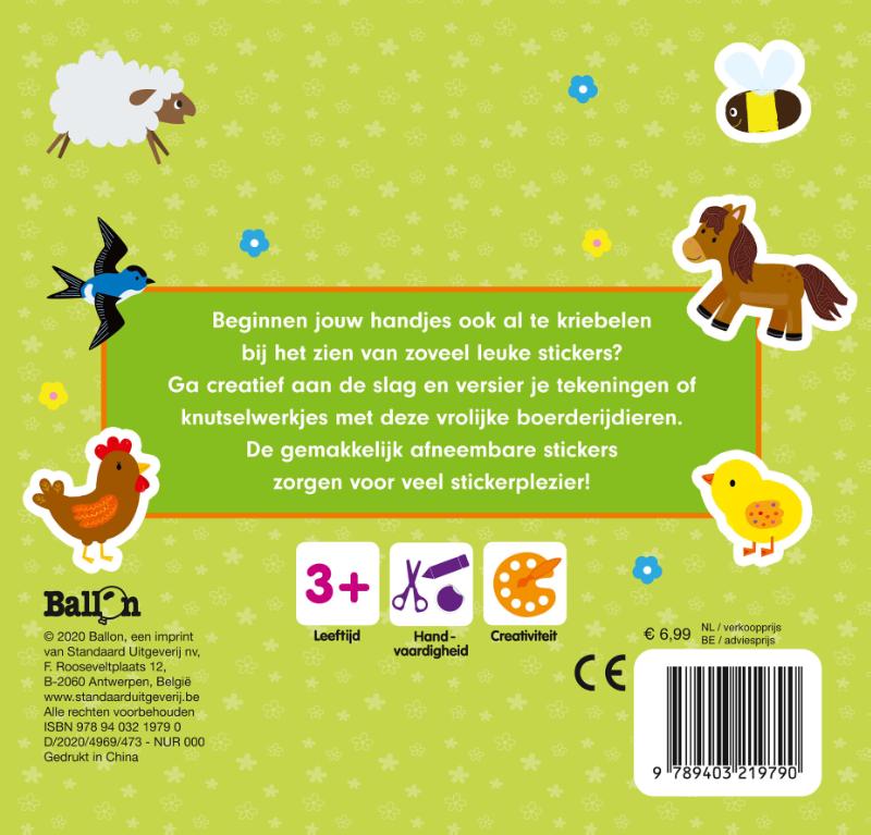 Achterkant van Boerderijdieren