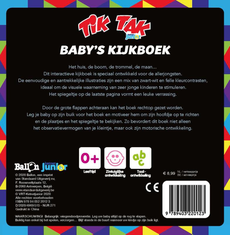 Achterkant van Baby's Kijkboek