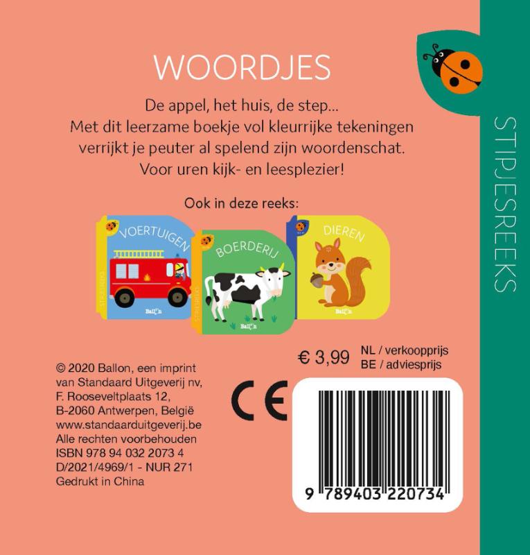 Achterkant van Woordjes