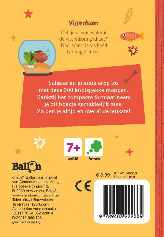 Achterkant van 300 knotsgekke moppen voor kinderen