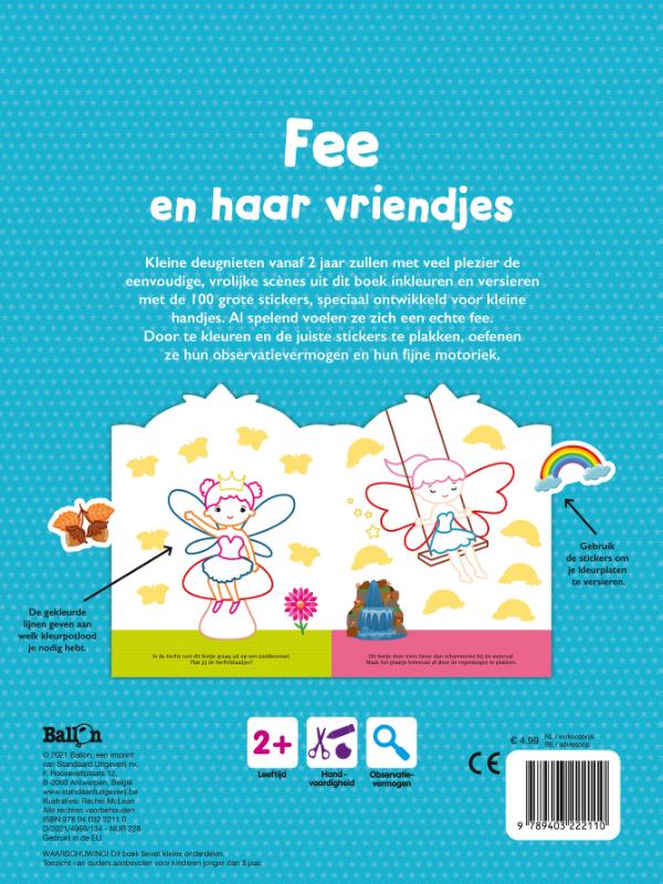 Achterkant van Fee en haar vriendjes
