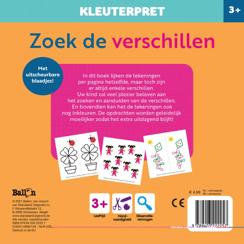 Achterkant van 3+