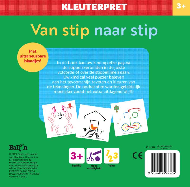 Achterkant van 3+