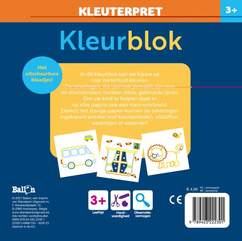 Achterkant van 3+