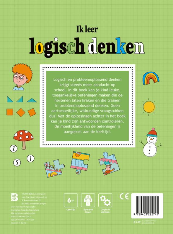 Achterkant van Ik leer logisch denken 6-7 jaar