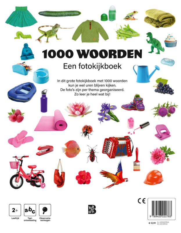 Achterkant van 1000 woorden