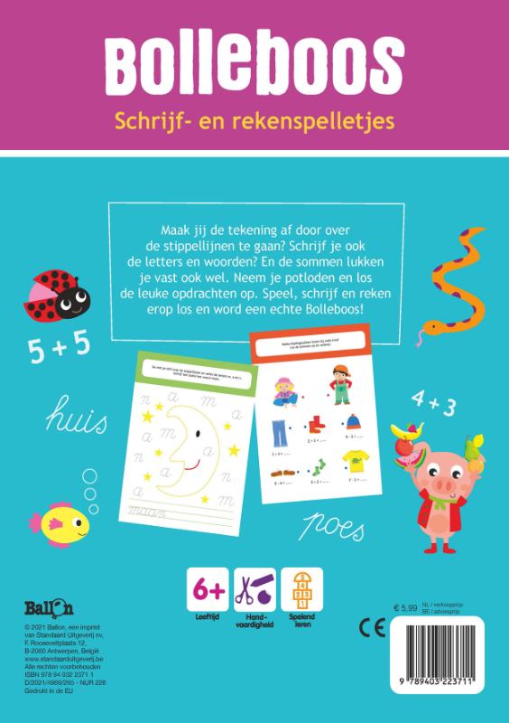 Achterkant van 6+