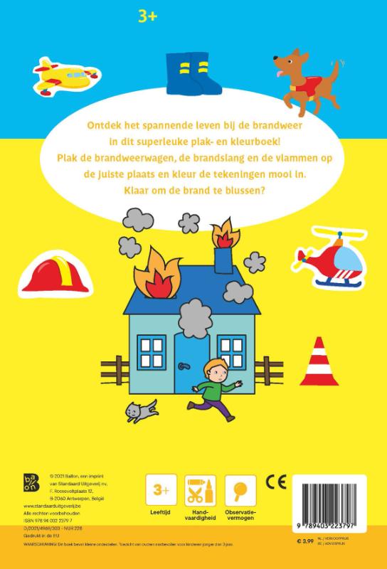 Achterkant van De brandweer 3+