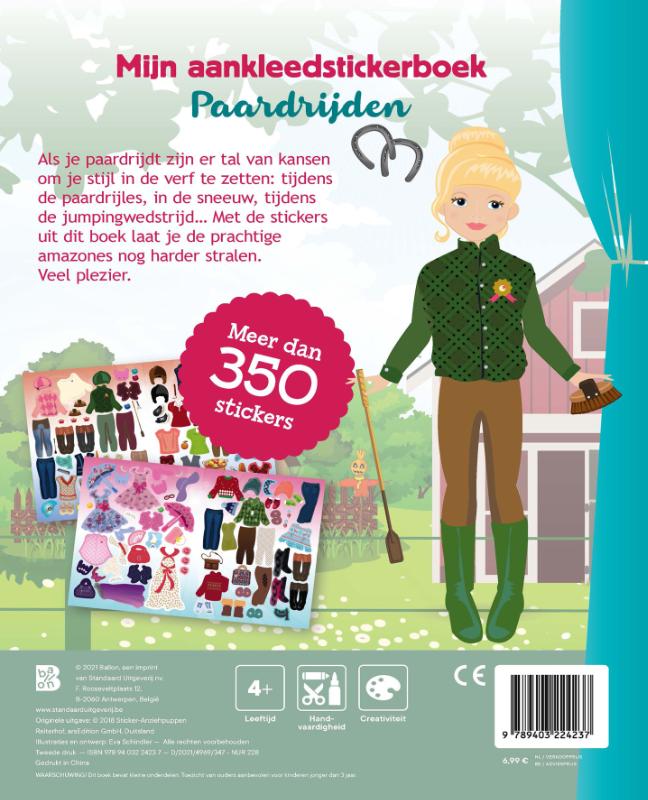 Achterkant van Paardrijden