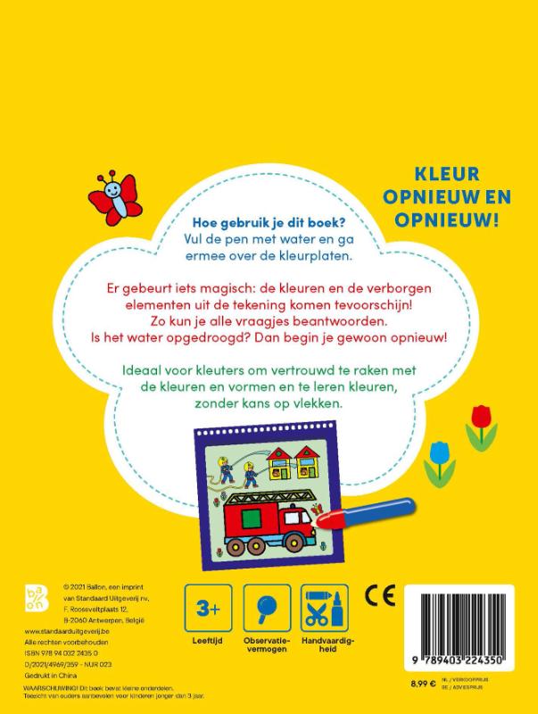 Achterkant van Kleuren en vormen