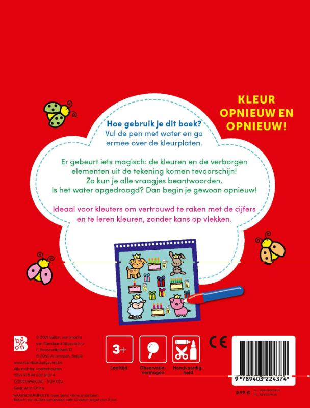 Achterkant van Ik leer tellen