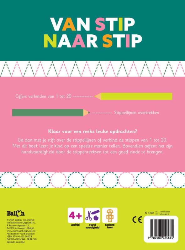 Achterkant van Van stip naar stip - 20