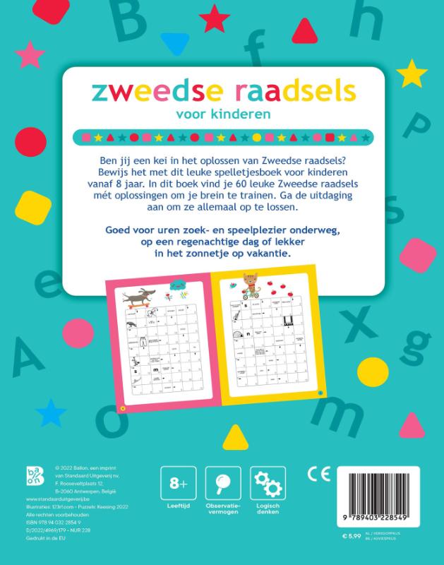 Achterkant van Zweedse raadsels