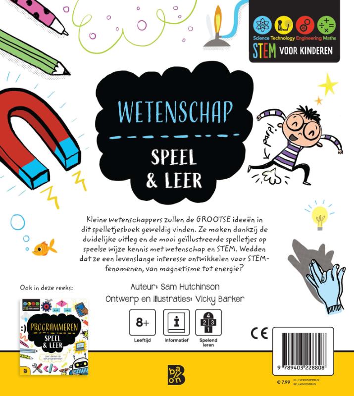 Achterkant van Wetenschap speel & leer