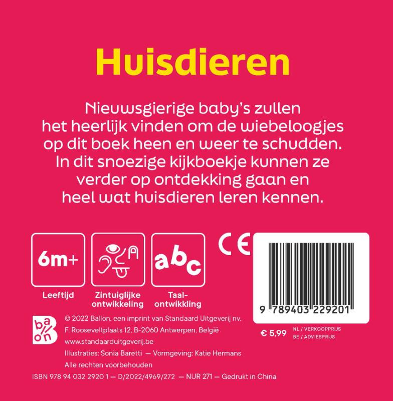 Achterkant van Huisdieren