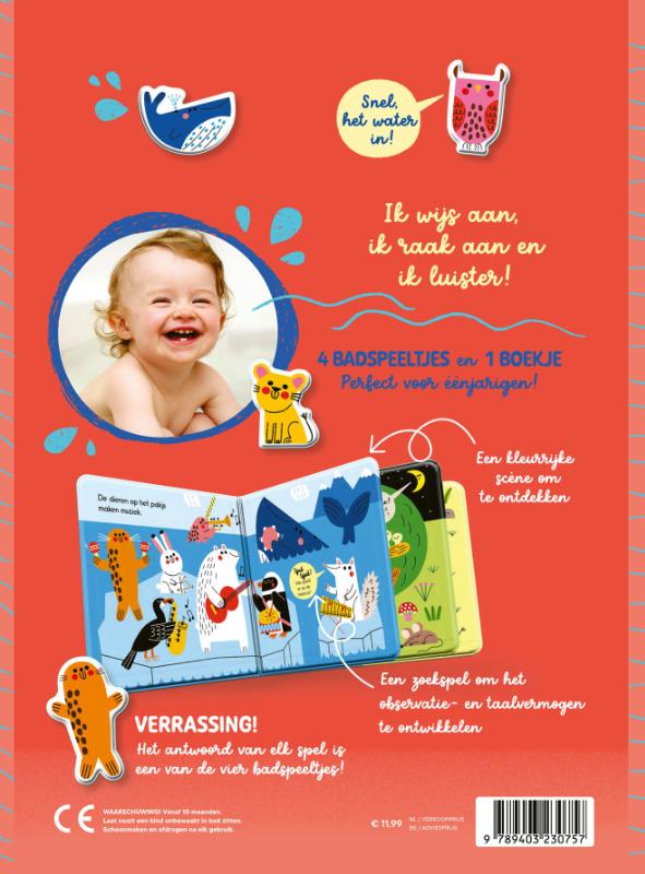 Achterkant van Mijn eerste badboekje - 1 jaar