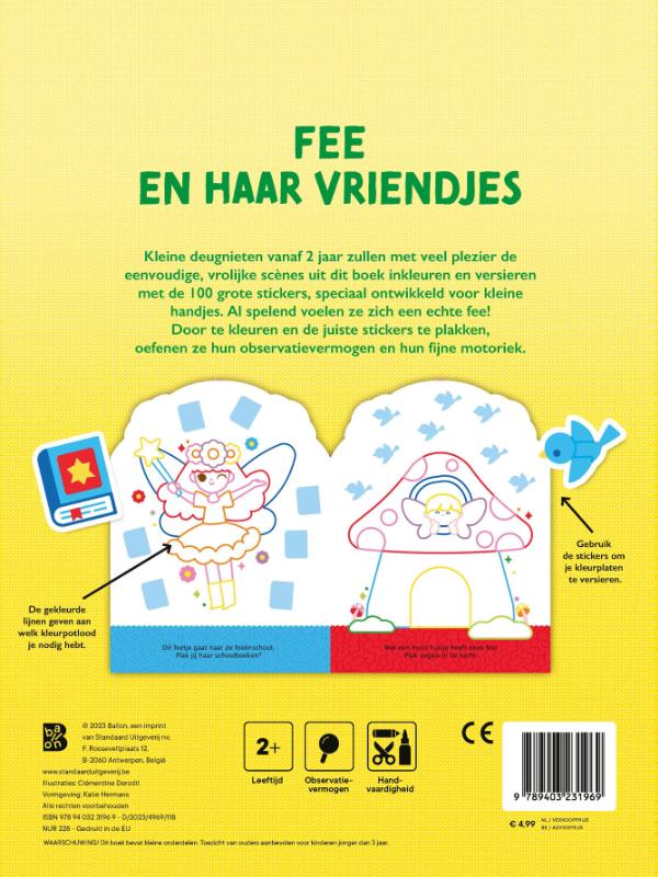 Achterkant van Fee en haar vriendjes