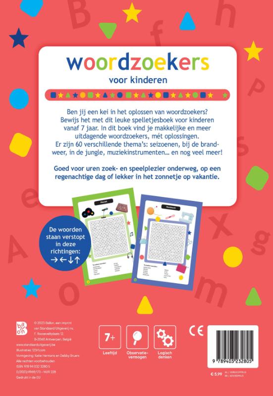 Achterkant van Woordzoekers 7+
