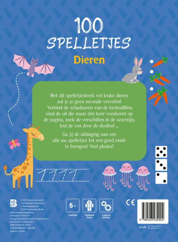 Achterkant van 5+