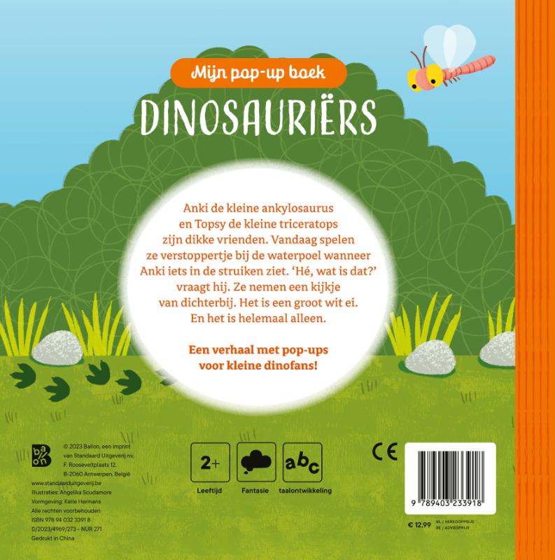 Achterkant van Dinosauriërs