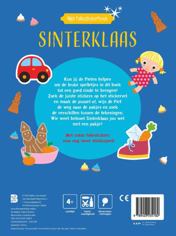 Achterkant van Sinterklaas