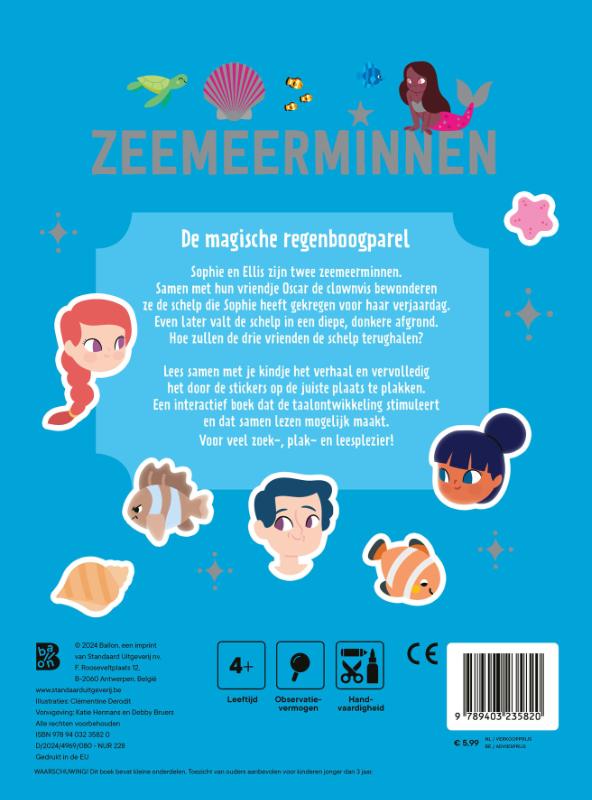 Achterkant van Zeemeerminnen: De magische regenboogparel