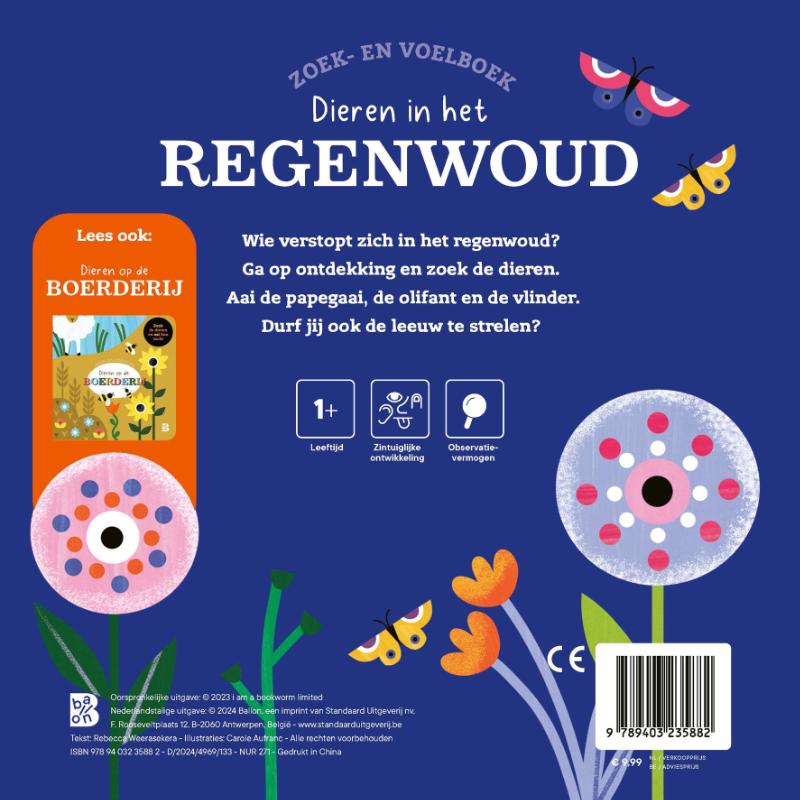 Achterkant van Dieren in het regenwoud