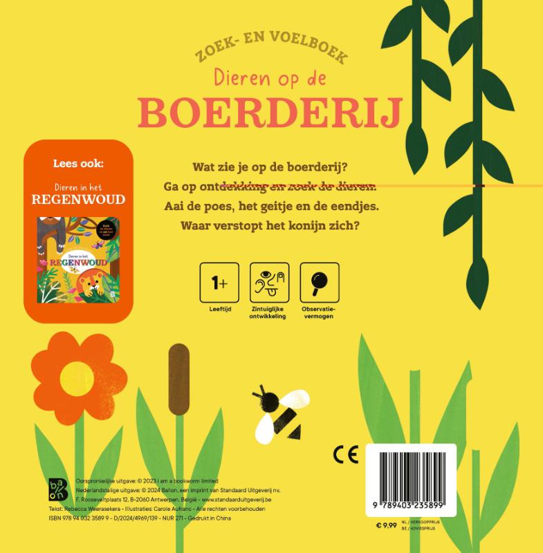 Achterkant van Dieren op de boerderij