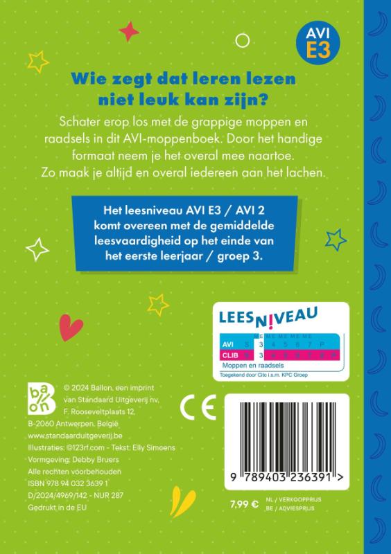 Achterkant van Mijn AVI-moppenboek