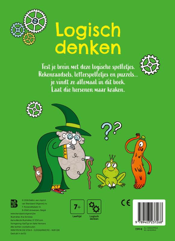 Achterkant van 7+