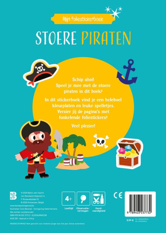 Achterkant van Stoere piraten