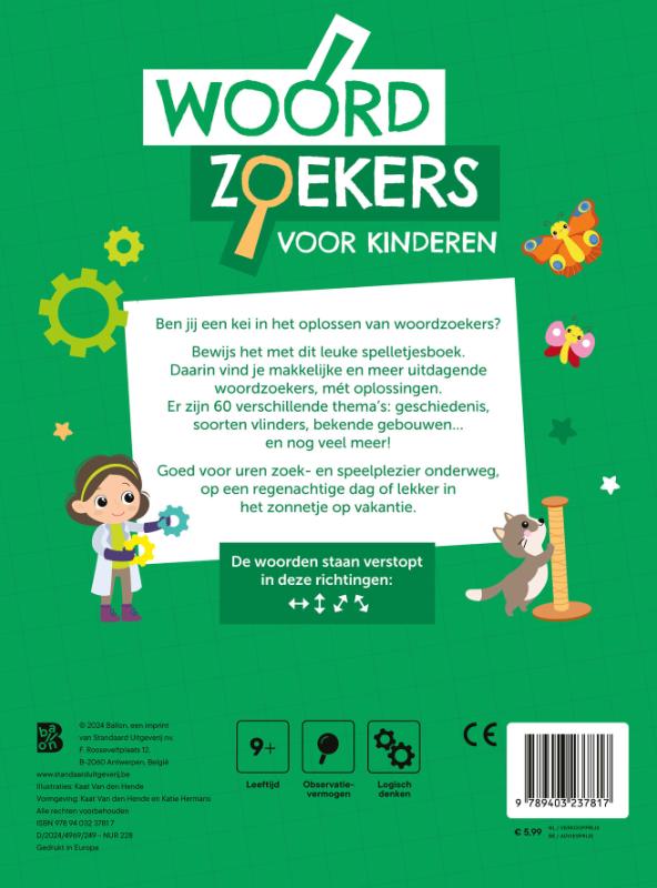 Achterkant van 9+