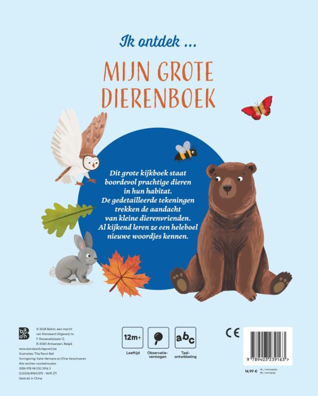 Achterkant van Mijn grote dierenboek