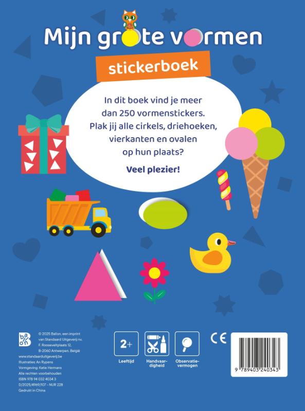 Achterkant van Mijn grote vormenstickerboek