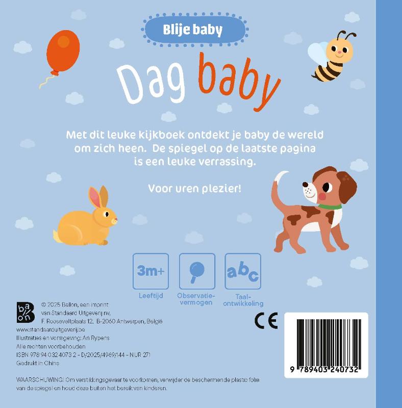 Achterkant van Dag baby!